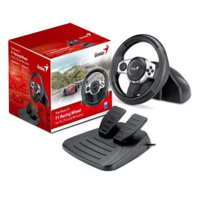 Лот: 3839403. Фото: 1. Руль Genius Trio Racer F1 (Совместим... Рули, джойстики