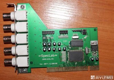 Лот: 12796925. Фото: 1. Плата видеонаблюдения SpecLab... Видеонаблюдение