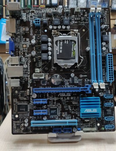 Лот: 21098178. Фото: 1. Мат. плата ASUS P8H61-M LE R2... Материнские платы