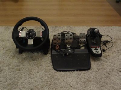 Лот: 3222691. Фото: 1. Руль игровой Logitech G27. Рули, джойстики