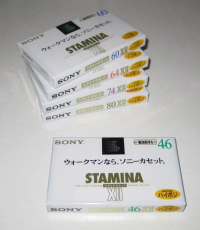 Лот: 10477507. Фото: 1. Аудиокассета sony stamina XII... Другое (аудиотехника)