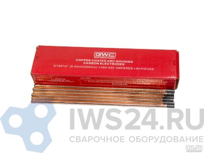 Лот: 17426928. Фото: 1. Электроды угольные омедненные... Электроды, проволока для сварки