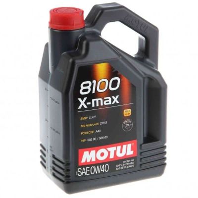 Лот: 16494717. Фото: 1. Масло MOTUL 0W40 8100 X-MAX 4л. Масла, жидкости