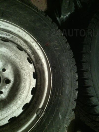 Лот: 5223538. Фото: 1. пара hankook на штамповке цена... Шины на дисках