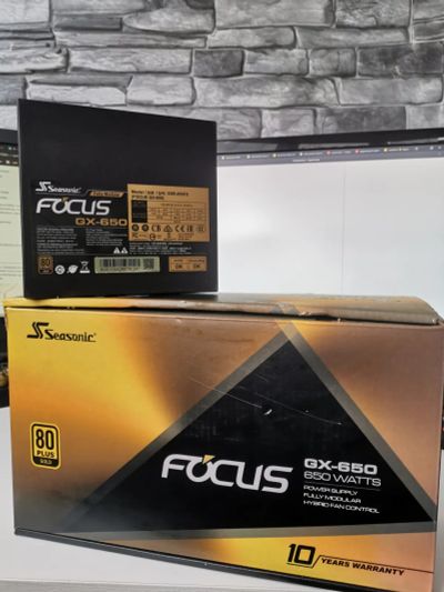 Лот: 21021876. Фото: 1. Блок питания Seasonic FOCUS GX-650... Корпуса, блоки питания