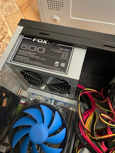 Лот: 20847470. Фото: 1. Блок питания 500W FoxLine FZ500R. Корпуса, блоки питания