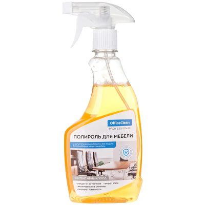 Лот: 24948100. Фото: 1. Полироль для мебели OfficeClean... Бытовая химия
