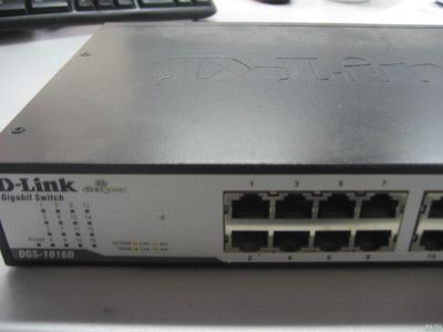 Лот: 15435541. Фото: 1. Сетевой коммутатор D-Link DGS-1016D. Коммутаторы