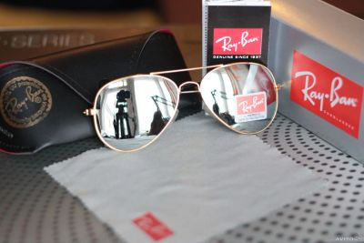 Лот: 4040089. Фото: 1. Очки Ray Ban Aviator 3025 100... Очки солнцезащитные