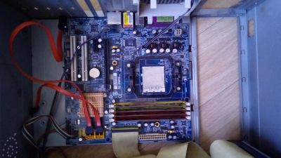 Лот: 10611791. Фото: 1. Gigabyte GA-M61PME-S2. Материнские платы
