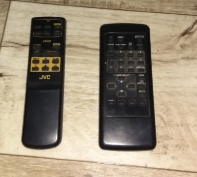 Лот: 12500514. Фото: 1. JVC - 2 пульта. Пульты ДУ