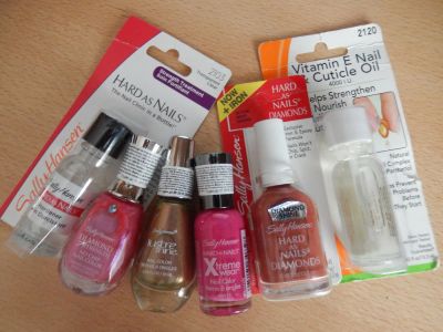 Лот: 11086129. Фото: 1. 4 лака Sally Hansen + Средство... Лак для ногтей