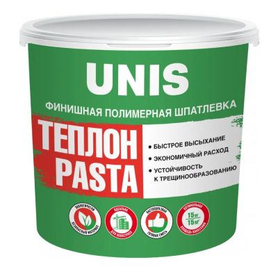 Лот: 24107055. Фото: 1. Шпатлевка Unis, Теплон Pasta... Смеси, шпатлевки, цемент