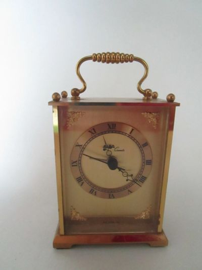 Лот: 19554780. Фото: 1. 266. каретные часы с будильником... Часы настенные, настольные