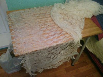Лот: 6331359. Фото: 1. Платок-паутинка. Шарфы, платки