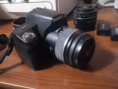 Лот: 10315972. Фото: 1. Зеркальный фотоаппарат sony a290. Цифровые зеркальные