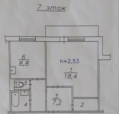 Лот: 17397269. Фото: 1. Сдам 1-ком. 40,1 кв.м. ул.Вильского... Квартиры, студии