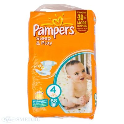 Лот: 6378561. Фото: 1. Подгузники Pampers Sleep&Play... Детская гигиена