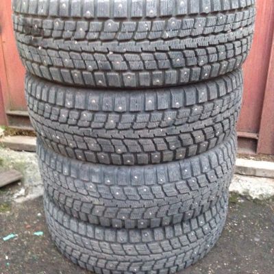 Лот: 4286256. Фото: 1. Зимние шипованные шины Dunlop... Шины