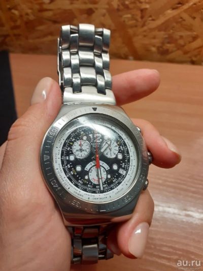 Лот: 14934988. Фото: 1. Наручные часы Swatch Irony stainless... Оригинальные наручные часы