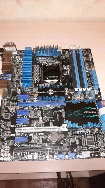 Лот: 10943434. Фото: 1. Майнинг! Плата ASUS LGA1155 P8Z77-V... Материнские платы
