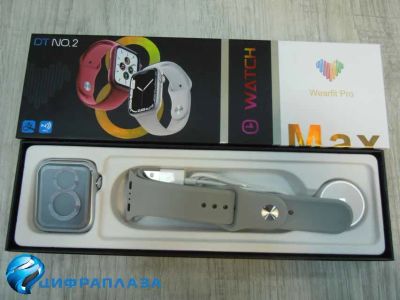 Лот: 19857755. Фото: 1. Умные часы DT No.2 MAX Smart Watch... Смарт-часы, фитнес-браслеты, аксессуары