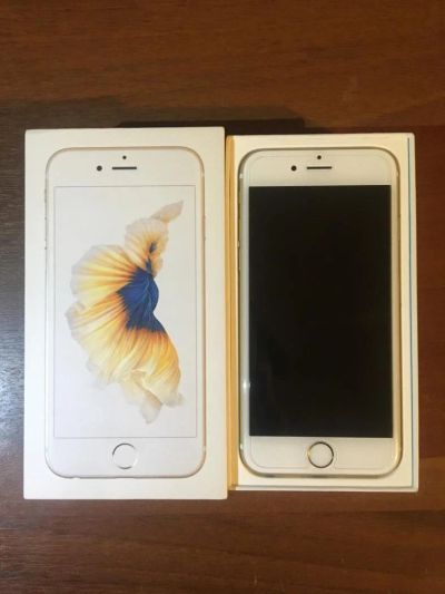 Лот: 8869642. Фото: 1. Продам IPhone 6s gold 16 gb обмен... Смартфоны