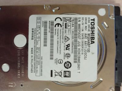 Лот: 21046850. Фото: 1. Жеский диск Toshiba MQ04ABF100. Жёсткие диски (HDD)