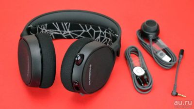 Лот: 13959036. Фото: 1. Игровая стереогарнитура SteelSeries... Акустические системы