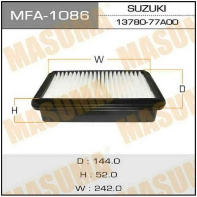 Лот: 10393294. Фото: 1. Воздушный фильтр masuma mfa-1086... Расходные материалы