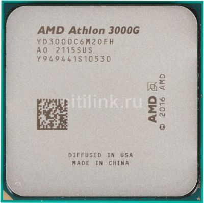 Лот: 18827489. Фото: 1. Процессор AMD Athlon 3000G. Процессоры