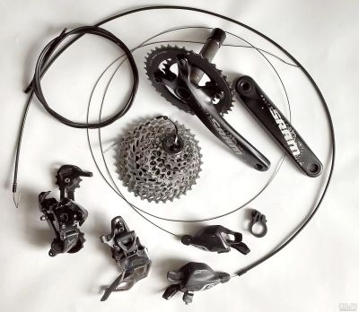 Лот: 13666845. Фото: 1. групсет 2x10 SRAM X7/X9 (набор... Запчасти