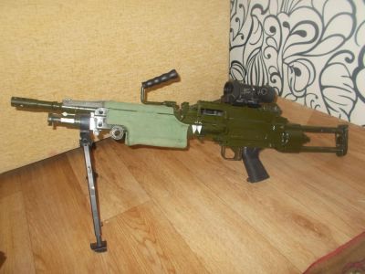 Лот: 4942305. Фото: 1. M-249 возможен обмен рассмотрю... Пейнтбол, страйкбол