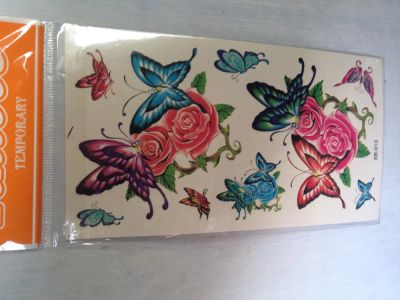 Лот: 5614306. Фото: 1. Наклейка, тату "бабочки". Разное