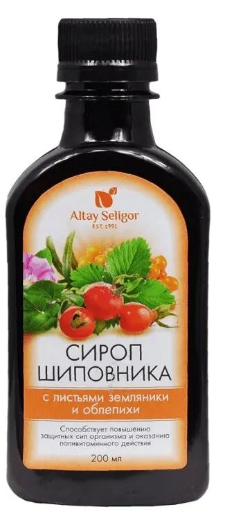 Лот: 25669216. Фото: 1. Алтай-Селигор Сироп шиповника... Лекарства