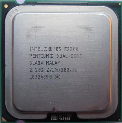 Лот: 7283673. Фото: 1. Процессор 2 ядра Pentium Dual... Процессоры