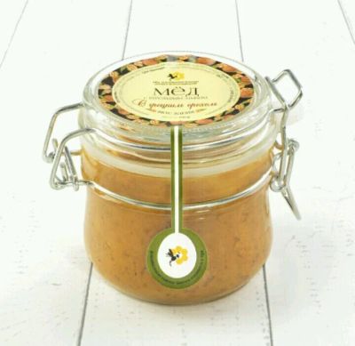 Лот: 11393089. Фото: 1. МЁД с грецкими орешками. Мёд, продукты пчеловодства
