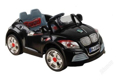 Лот: 1799890. Фото: 1. Детский электромобиль Cabrio черный. Машины и техника