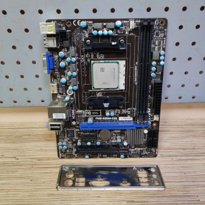 Лот: 18416831. Фото: 1. MB MSI FM2-A55M-E33 + AMD A6-5400... Комплекты запчастей