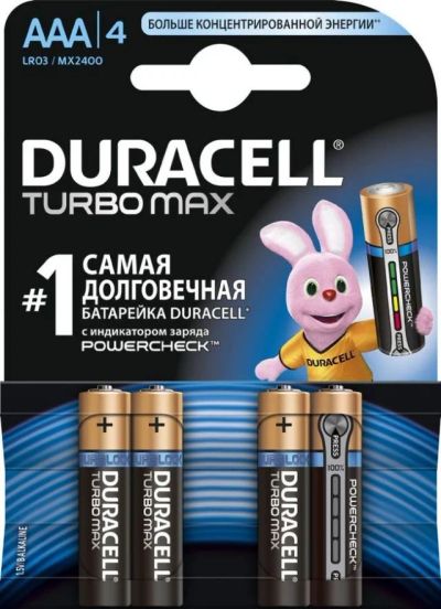 Лот: 12768330. Фото: 1. Батарейка Duracell ААА Ultra Power... Батарейки, аккумуляторы, элементы питания