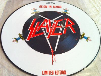 Лот: 879584. Фото: 1. SLAYER "REIGN IN BLOOD" PICTURE... Аудиозаписи