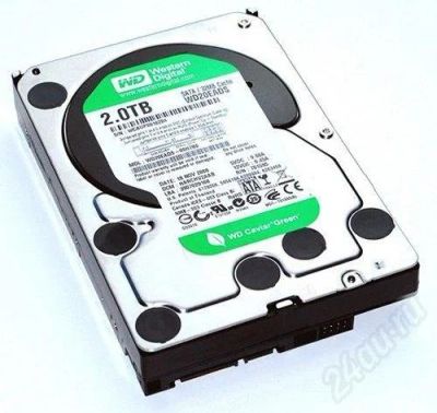 Лот: 704277. Фото: 1. Western Digital 2Tb. Жёсткие диски (HDD)