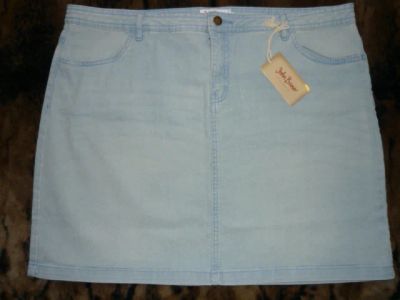 Лот: 5096587. Фото: 1. Джинсовая юбка. На российский... Юбки