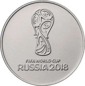 Лот: 9813277. Фото: 1. 25 рублей 2018 Футбол ММД из мешка... Россия после 1991 года