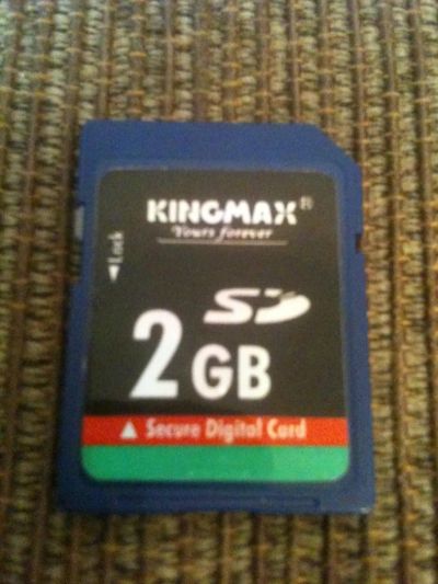 Лот: 4086327. Фото: 1. Карта памяти SD Kingmax 2GB. Карты памяти