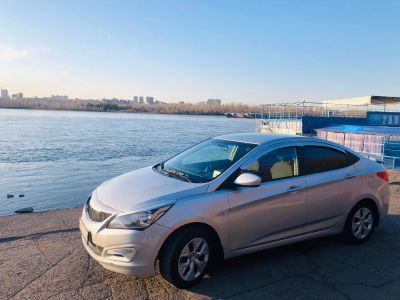 Лот: 13924166. Фото: 1. Hyundai Solaris/2016г. Автомобили