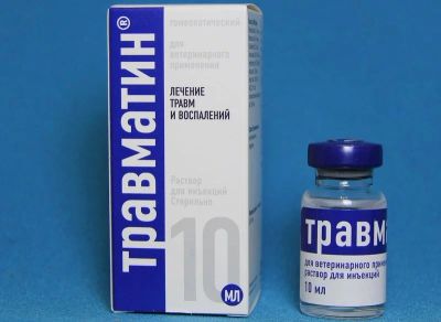 Лот: 10968414. Фото: 1. Травматин раствор для инъекций... Лекарства для животных, ветеринарные препараты