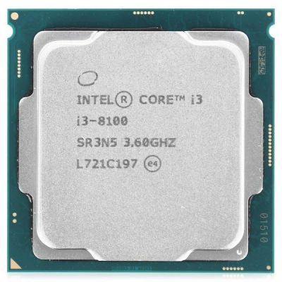 Лот: 10777162. Фото: 1. Процессор Intel Core i3-8100... Процессоры