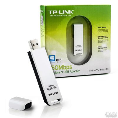 Лот: 9550721. Фото: 1. Wi-Fi адаптер TP-LINK TL-WN727N. WiFi, Bluetooth адаптеры