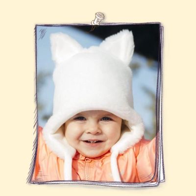 Лот: 8933880. Фото: 1. Шапка-кошечка для девочки. Головные уборы